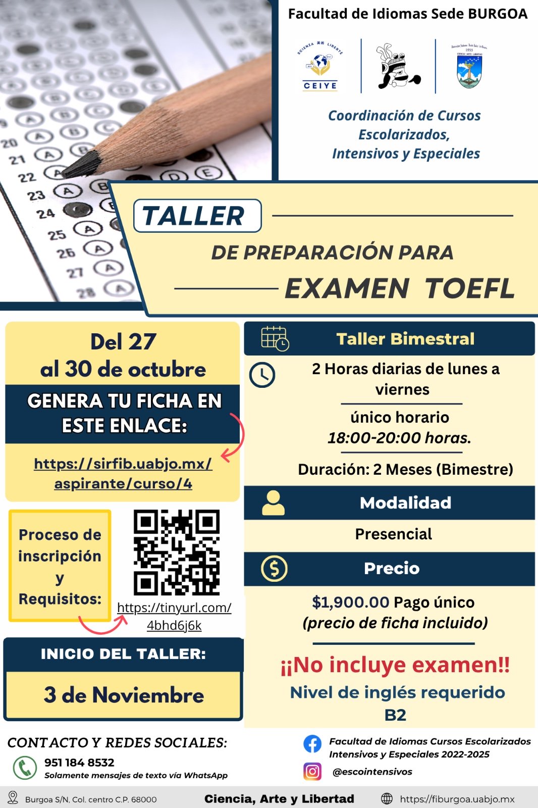 Taller TOEFL ITP